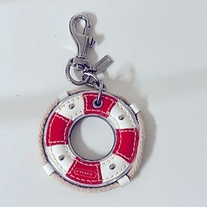 Coach Life Preserver Key Chain